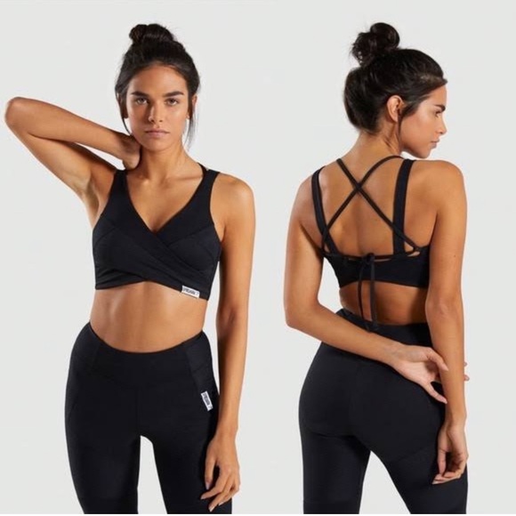 Gymshark Tops - Gymshark True Texture black bralette 🖤✨